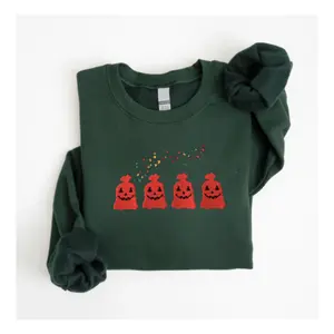 Embroidered Halloween Trash Sweatshirt