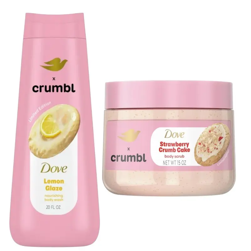 Strawberry scrub & lemon glaze bodywash