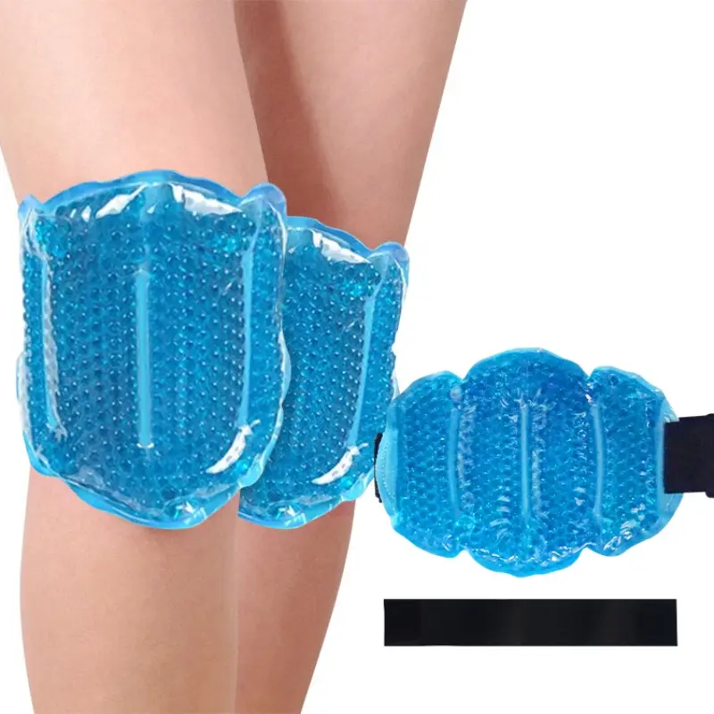 Reusable Gel Ice Pack Flexible Fit for Knee Pain Relief, Hot & Cold Compression Therapy for Arthritis, Meniscus Tear, Acl Injury Recovery