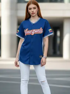 Custom Venezuela Baseball Jersey 2026 World Baseball Shirt Venezuela Libre T-shirt for Fans