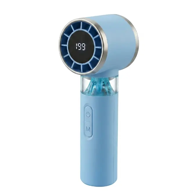 2026 New Cordless USB Fan - Adjustable Quiet, Portable Personal, Lightweight Rechargeable Mini Handheld Fan with 2000mAh Battery, Type-C Charger, 1-200 Speed Digital Screen, Quiet Brushless Motor, Overheat Guard, Ideal Summer Gift for Friends, Beach Use,