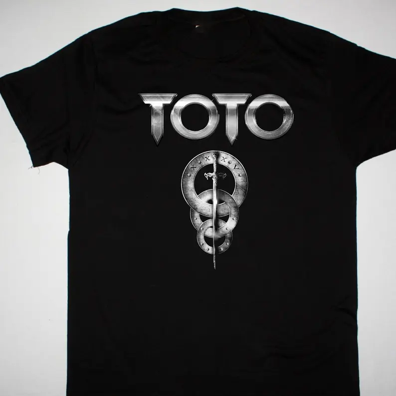 TOTO LOGO NEW BLACK T-SHIRT