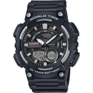 Casio Men’s Analog-Digital Sport Watch with Black Dial - AEQ-110W-1AV