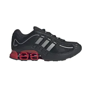 adidas Mens Megaride O1 Lace Up Sneakers Shoes Casual - Black, Red