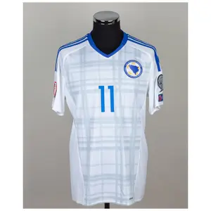Bosnia and Herzegovina 2016 Away Soccer Jersey, Sports Collectible Memorabilia