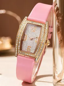 Women’s Analog Quartz Watch, Alloy Case Material, Waterproof Design, Casual Style, Perfect Gift for Women & Girls