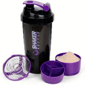 Durable PP Material Portable Protein Shaker Cup - Ideal for Gym & Outdoor Fitness Enthusiasts, Shaking Cup, Milkshake