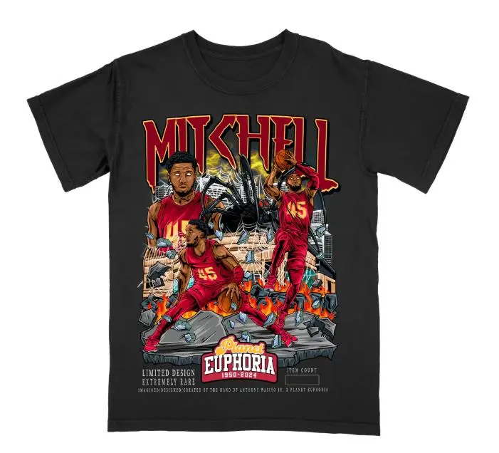 Donovan Mitchell Black tee, Gift for Him, Gift for Her, Gift for Fan men shirts vintage clothing