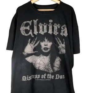 Elvira Mistress of Darkness Shirt, Retro Horror T-shirt, Horror Movie Tee, Unisex Graphic Shirt For Women, For Men