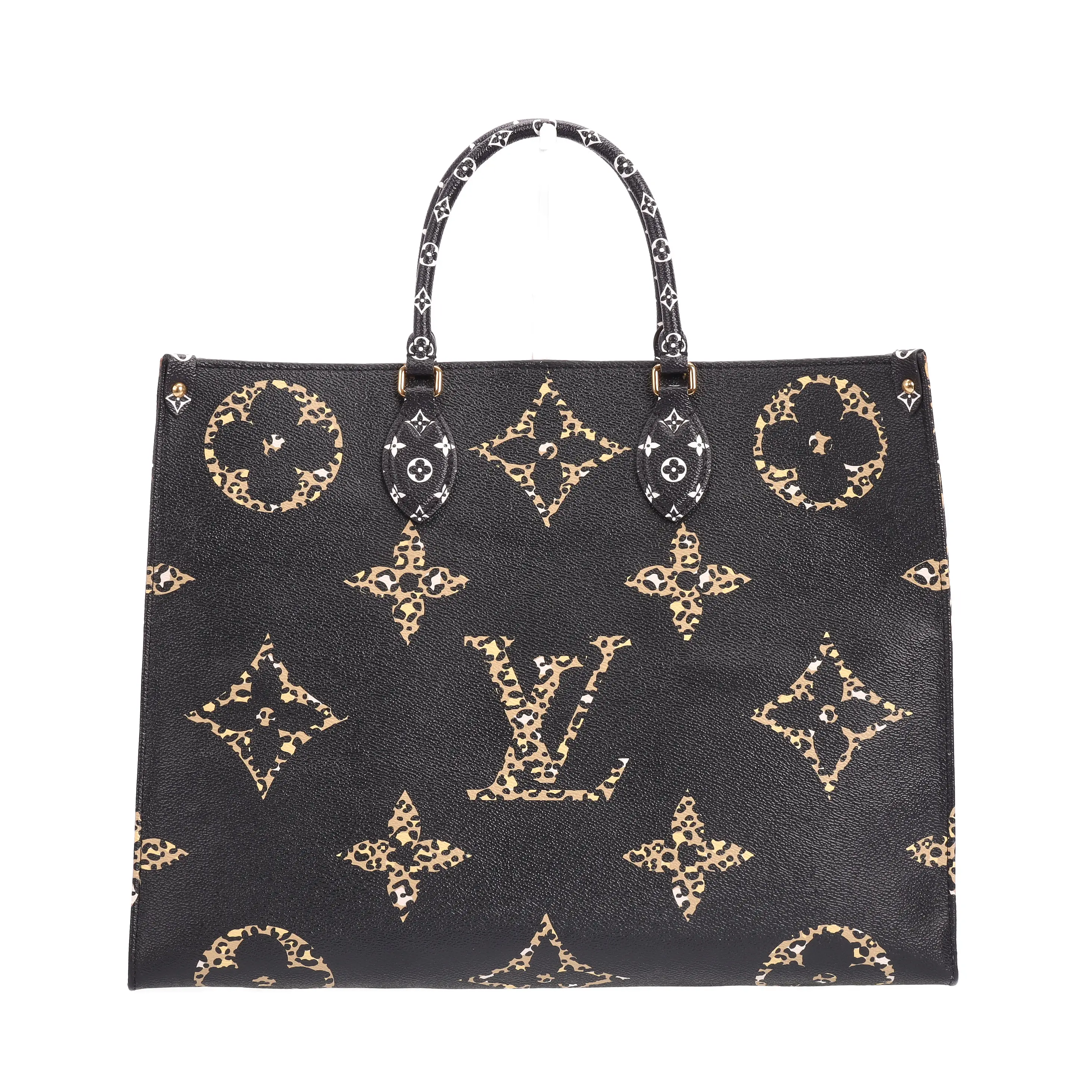 Pre-owned Louis Vuitton Coated Canvas Shoulder Bags Neverfull Black Shoulder Bag 78502828 hz