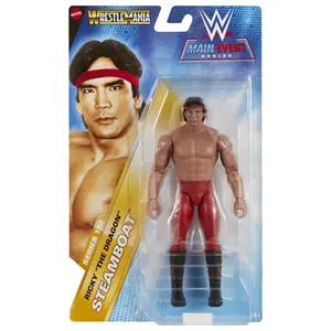 Ricky Steamboat (Red) - WWE Main Event 152 Mattel WWE Toy Wrestling Action Figure
