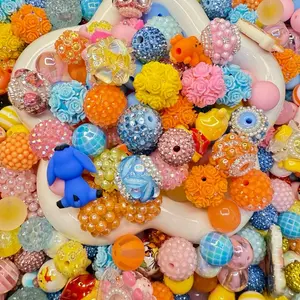 DIY Craft Bead Mix Assorted 300ml for Jewelry Making & Creative Projects Including Flowers & Fancy Beads Perfect for Enthusiasts