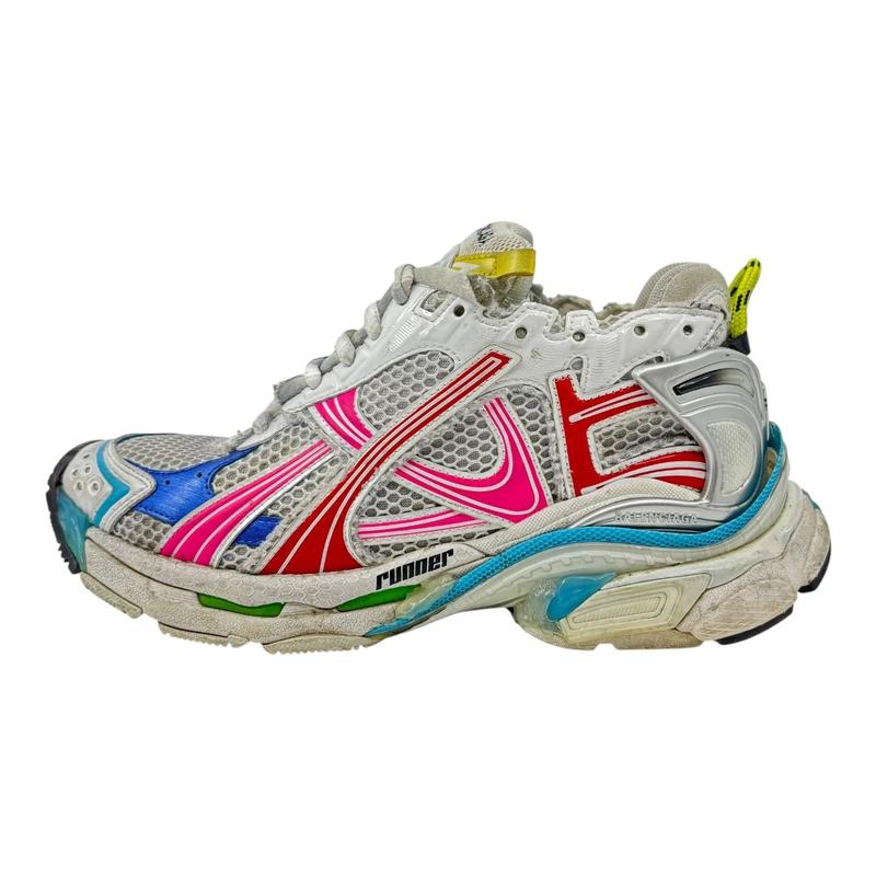Balenciaga Runner White Multi-color - Lightly Worn