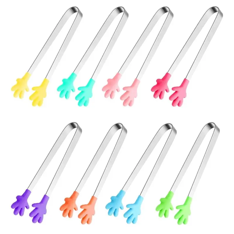 1pc Silicone Mini tong - random color