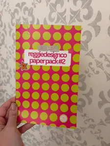 Scrapbook Paper Pack - Vintage Gingham, Plaid, and Stars (18 Sheets)