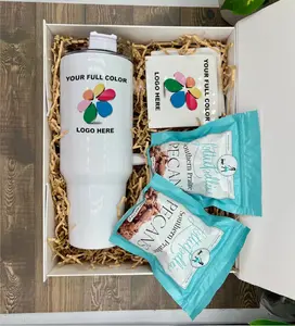 Custom Business Company Logo, Corporate Gift Box Basket 1