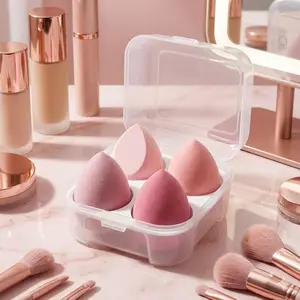 Multi-Purpose Makeup Sponge Set: Wet & Dry Beauty Blenders, Skin-Friendly & Reusable, Even Foundation Application for Liquid, Cream, and Powder, Minimizes Product Absorption, Easy to Clean.