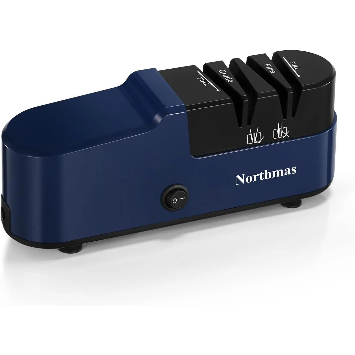Professional Electric Knife Sharpener for Home Use, 2 Stages for Quick Sharpening & Polishing, 100V-240V Global Voltage Design, Blue