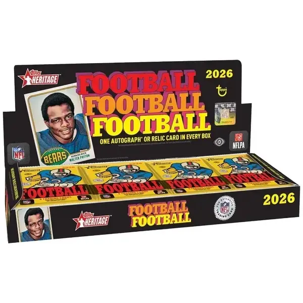 2026 Topps Heritage Hobby Box! (1 auto or relic , #’d parallels per box!)