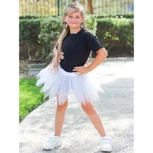 White Fairy Costume Pixie Tutu Skirt for Kids, Adults, Plus