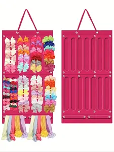 1 PC Rose Red Girl Hair Clip Organizer, Hair Clip and Headband Organizer, Hairband Storage, Organizer Rack, Hair Clip Display Stand, Sturdy Stand, Easily Organize Accessories, Perfect for Everyday Use and Holiday Gifts