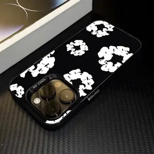 Denim Tears Basketball Team Phone Case for iPhone Air 17 Pro Max 16 e 15 14 13 12 11 XR XS mini Pro Max Plus Soft Silicone Black Cover Phone Protector Cover Casing