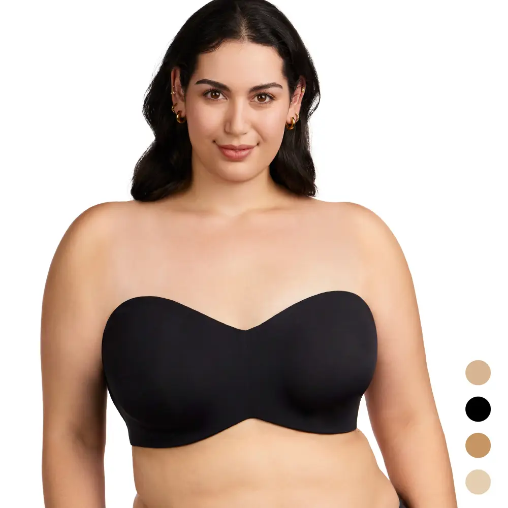 HSIA Shay Multiway Plus Size Unlined Non-padded Seamless Minimizer Strapless Bra Women