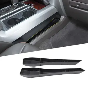 For 2015-2020 Ford F150 Center Console Gear Shift Side Storage Box Tray Organizer (2 pcs)