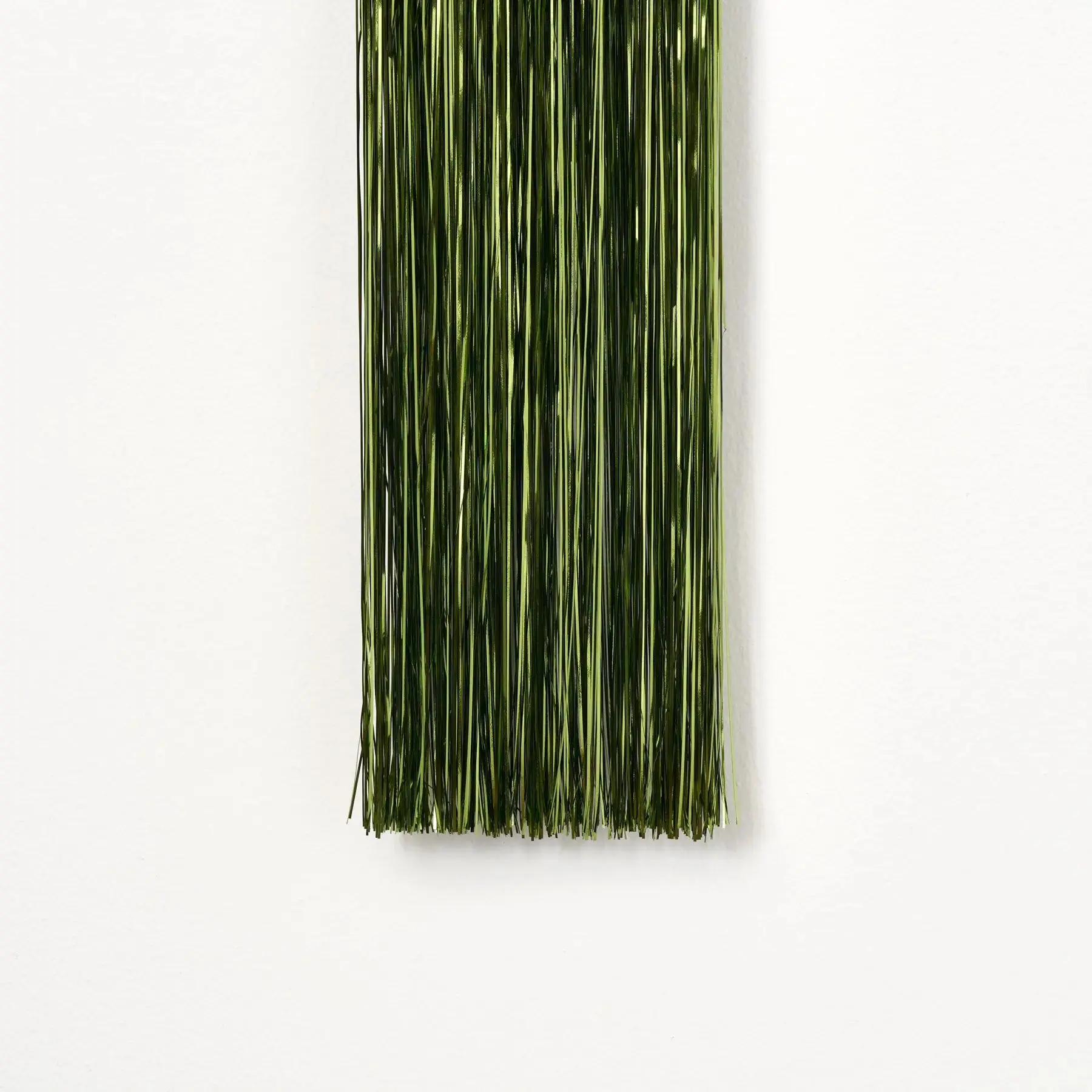 Metallic Emerald Green Lametta Christmas Tree Tinsel Holiday Party Decor