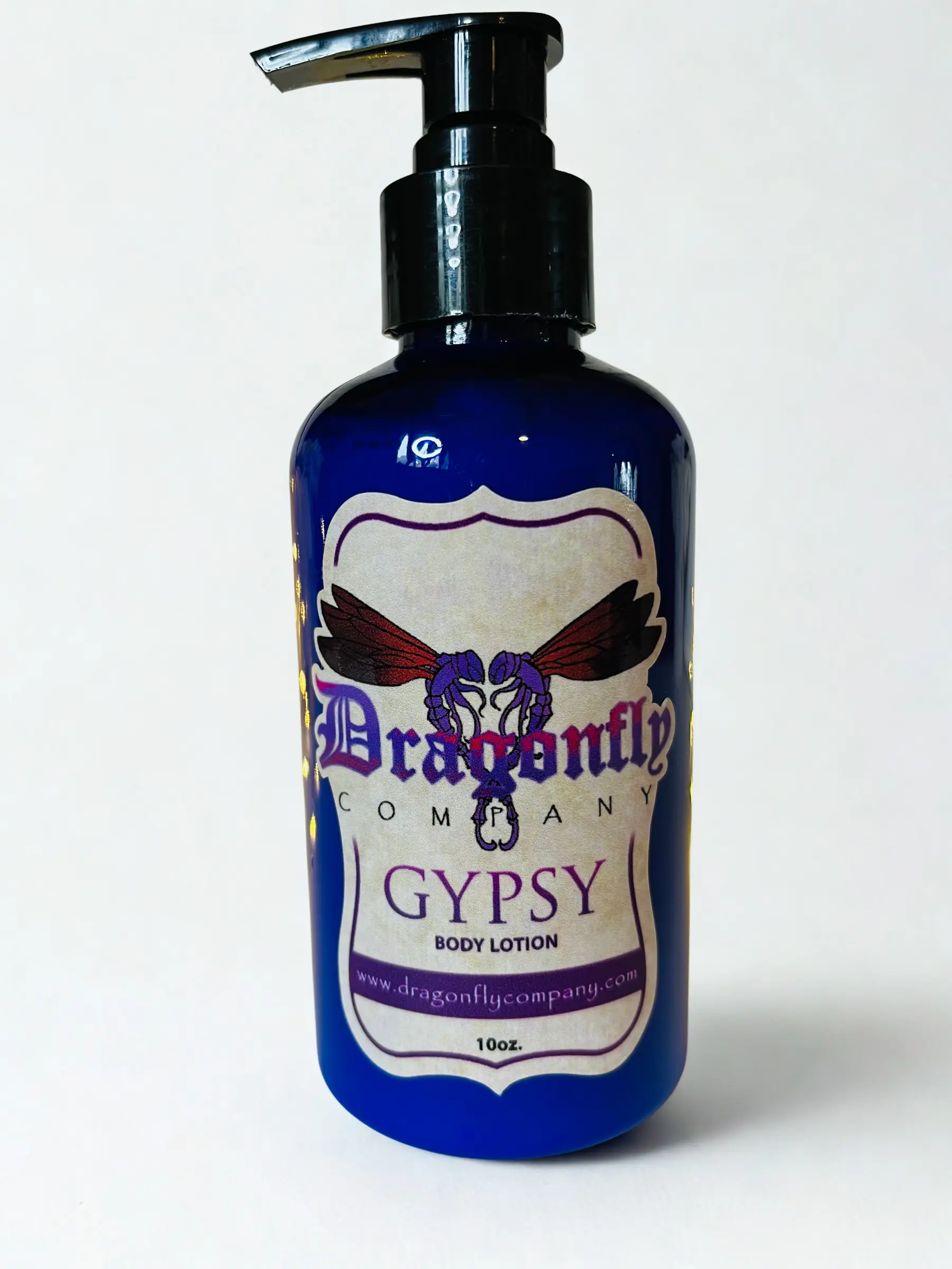 Dragonfly Company Gypsy Body Lotion Handcrafted with Olive Oil Vitamin E Infused Magical Moon Water Glitter for All-day Moisturization Nourishing Radiant Scent Hydrating Moisturizing Moisturizer
