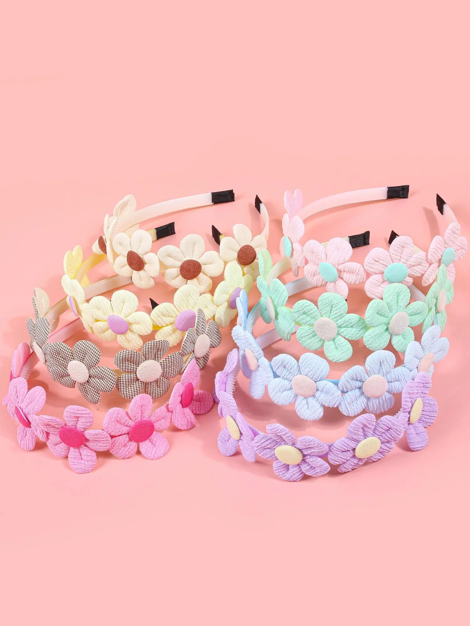 Cute Flower Decor Hair Hoop, Adjustable Headband, Fashionable Hair Accessories for Women & Girls, Minimalist Headwear Suitable for Thick Hair