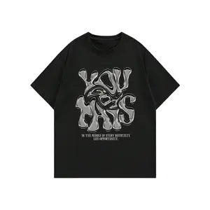 Y2K Graphic T-Shirts Short Sleeve Crew Neck Drop Shoulder Streetwear Tee Tops