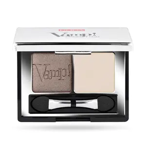 Vamp! Compact Duo Eyeshadow - 006 Brown Vanilla by Pupa Milano for Women - 0.078 oz Eye Shadow