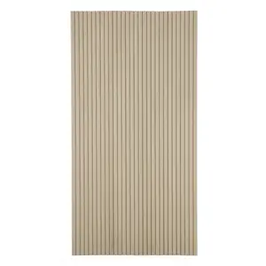 Unfinished Flexible 3D Fluted Semi-Circle Shiplap Wood Wall Panel