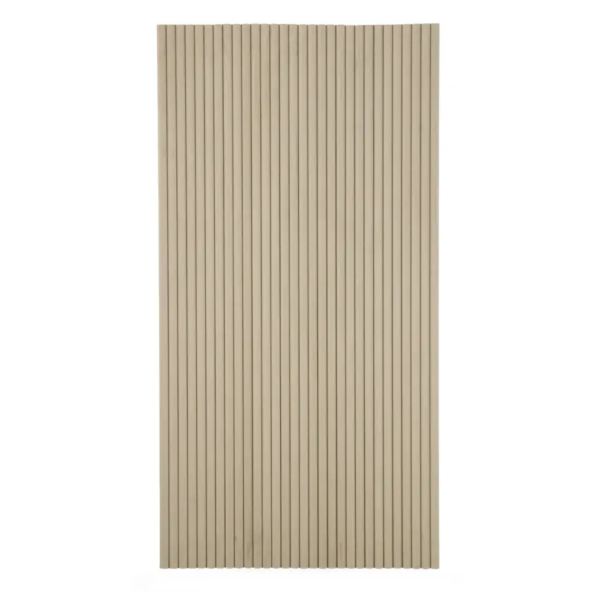 Unfinished Flexible 3D Fluted Semi-Circle Shiplap Wood Wall Panel