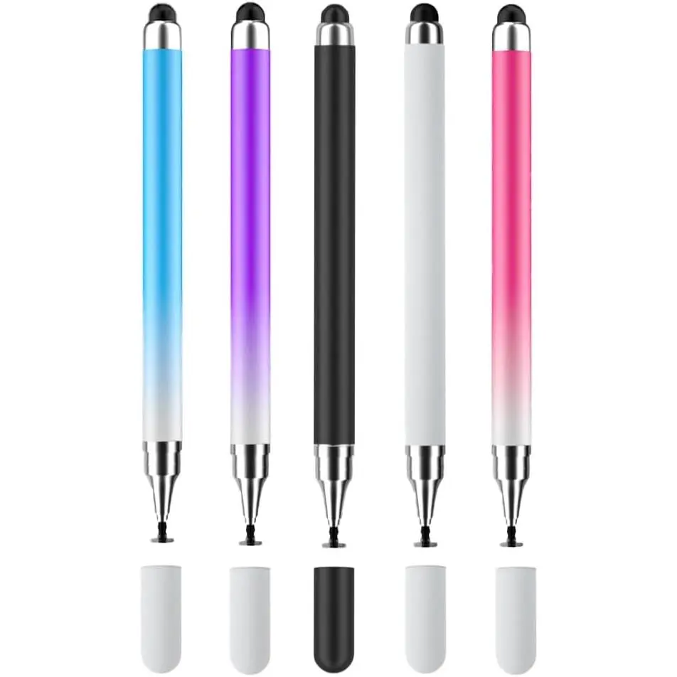 Stylus Pen for Touch Screens(5pack), 2 in 1 High Precision & Sensitivity Capacitive Pens for iPad  Android Tablets and All Universal Touchscreen Devices