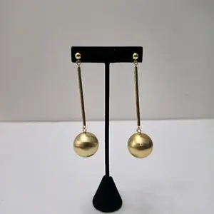 #427. 18K Gold Plated Drop Earring  Unique  High quality  Water Resistant  Hypoallergenic  Nickel Free, light weight,  Every day, Party, Gift idea.