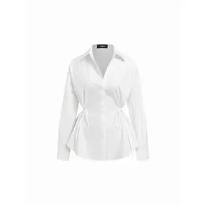 Cider Long Sleeve Drawstring Blouse SwimWeek
