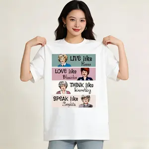 The Golden Girls Shirt, Live Like Rose, Love Like Blanche, Think Like Dorothy, Speak Like Sophia
