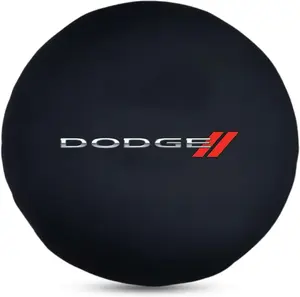 Seat Armour Dodge Steering Wheel Cover – Universal Fit, Soft & Machine Washable – Easy Install Steering Wheel Armour with Officially Licensed Dodge Logo