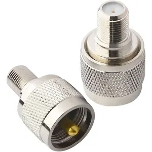 pl259 adapter uhf to f type antenna adapter f female to uhf male coaxial connector rf coax connector for tv wireless lan devices wifi radios external antenna