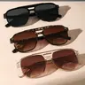 ShineThru Unisex Vintage Aviator Casual Sunglasses (3-Pair) - 2026 Summer, Retro Gradient Tinted PC Lens, Full Rim Frame, UV Filtering, Outdoor Use, Everyday Use, Women's Eye Fashion Accessory