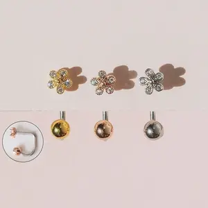 16g Round Flower Medusa Piercing