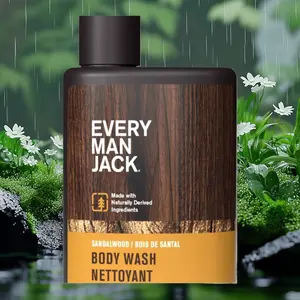 Every Man Jack Body Wash - Sandalwood - Trial Size - 3 fl oz