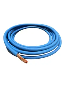 #6 AWG Blue Industrial SAE J1127 Welding Cable High-Quality Durability for Heavy-Duty Applications 600V Copper OFE Low-Smoke Halogen-Free EPDM