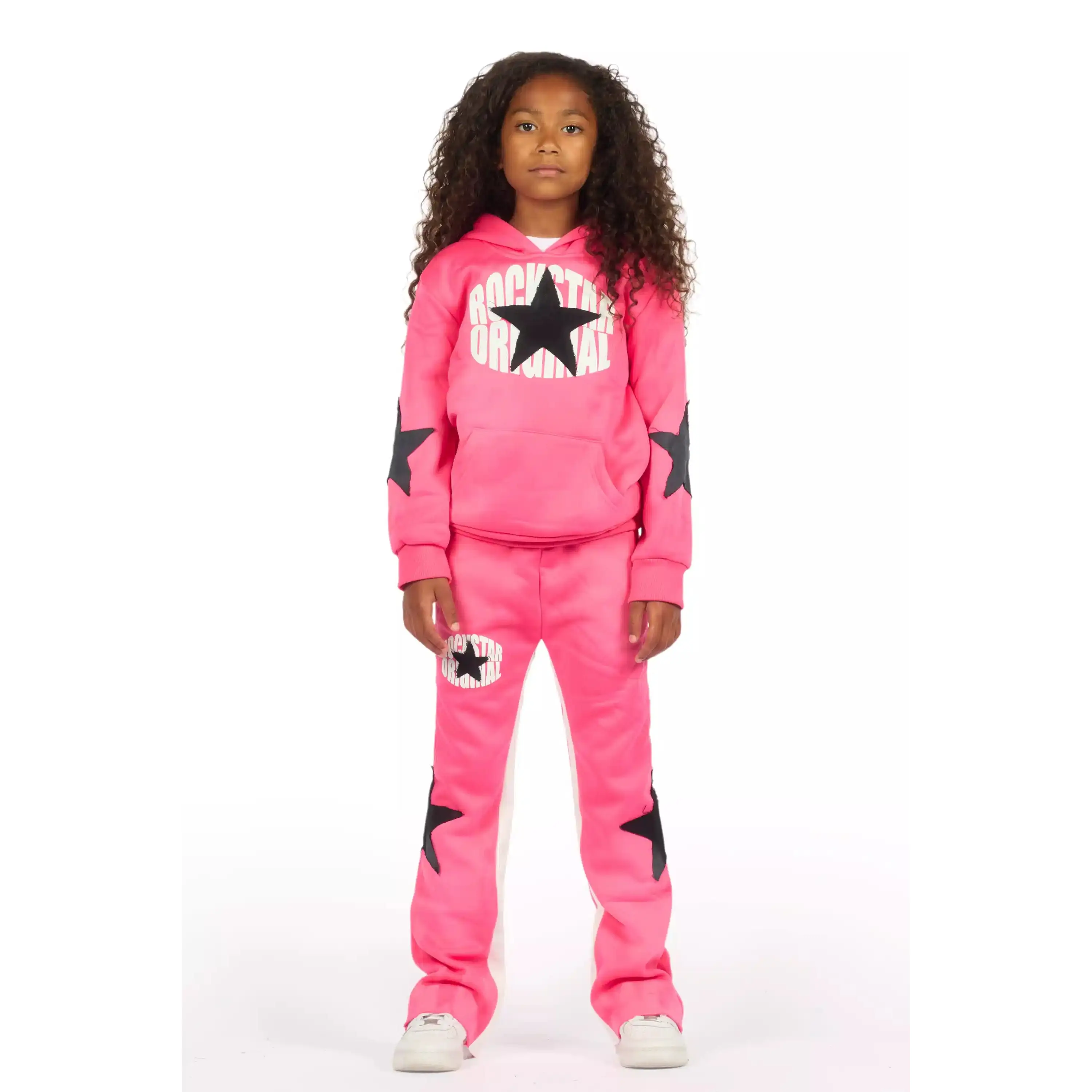 Girls Khaly Bubblegum Pink Track Set