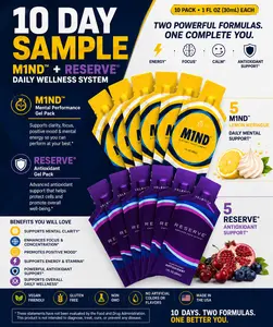 Coach Randall Relief™ 10-Day Wellness Sample Pack (5 M1ND® and 5 Reserve®)