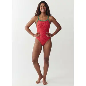 Sporti Watermelon Thin Strap One Piece Swimsuit (22-44)