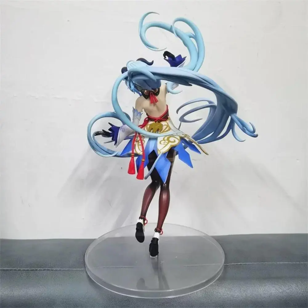 Genshin Impact Ganyu 1/7 Scale PVC Action Figure, 21CM Anime & Manga Collectible Toy, High-Temperature Proof Plenilune Gaze Ornament, Cute Girl Model for Gifts (About 26CM in Height)