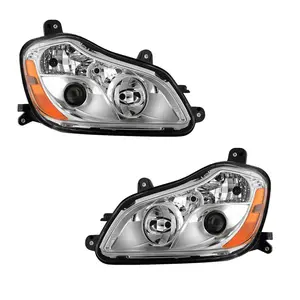 PAIR Kenworth T680 Headlights Headlamps 2013-2021 Replacement Left Driver and Passenger